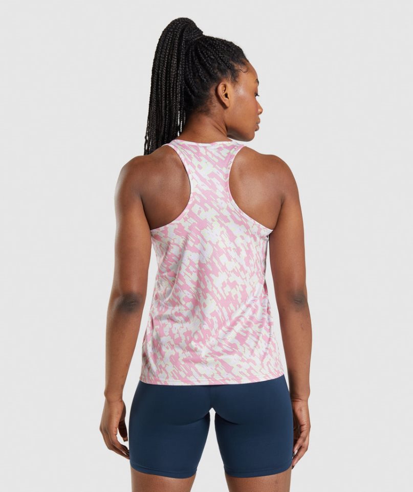 Women's Gymshark Training Tanks Pink | NZ 5IHKYJ